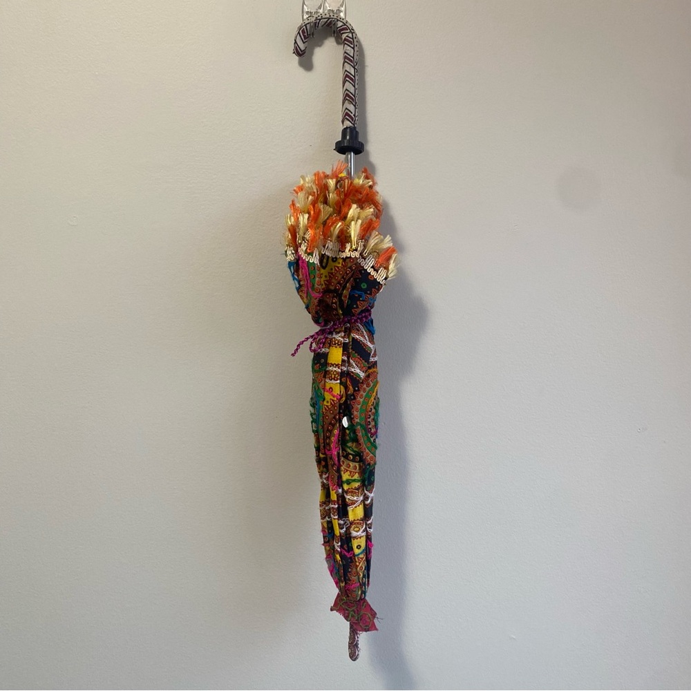 Colorful Patchwork Parasol - Picture 4 of 4